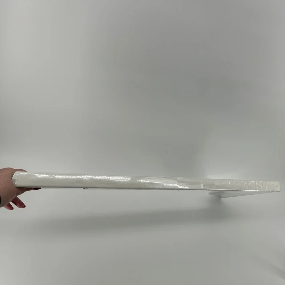Magic Splash Guard White Peel Stick Bathtub Shower Water Seal 1 Tall Guard NEW